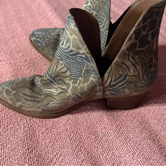 Free People Shoes - Stylish Animal Print Suede FREE PEOPLE Ankle Boots